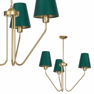 Lampa wisząca VICTORIA 3xE27 Mosiądz