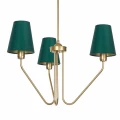 Lampa wisząca VICTORIA 3xE27 Mosiądz