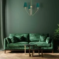 Lampa wisząca VICTORIA 3xE27 Mosiądz