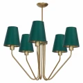 Lampa wisząca VICTORIA 5xE27 Mosiądz