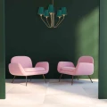 Lampa wisząca VICTORIA 5xE27 Mosiądz