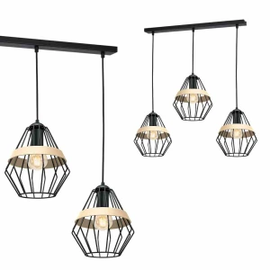 Lampa wisząca CLIFF 3xE27 czarny