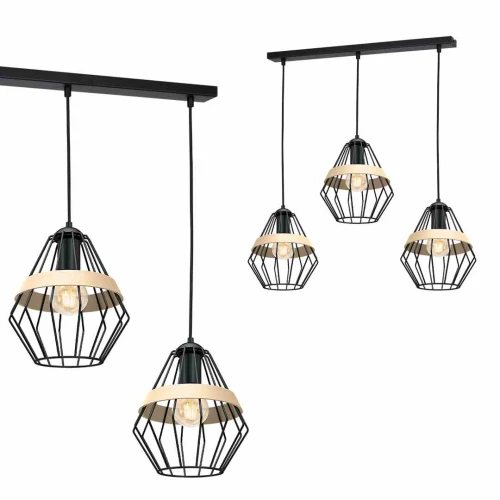 Lampa wisząca CLIFF 3xE27 czarny