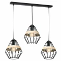 Lampa wisząca CLIFF 3xE27 czarny