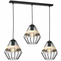 Lampa wisząca CLIFF 3xE27 czarny