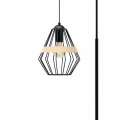 Lampa podłogowa CLIFF 1xE27 czarny