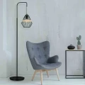 Lampa podłogowa CLIFF 1xE27 czarny