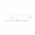 Kinkiet SPLASH 60cm 12W LED biały