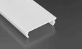 Profil aluminiowy SREBRNY TYP K 2m + Klosz mleczny, sprężyna montażowa