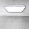 Plafon PALERMO Ściemnialny + pilot biały 40W LED szer.33cm