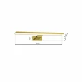 Kinkiet SHINE 60cm 13,8W LED złoty