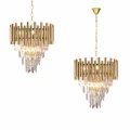 Lampa wisząca MADISON 9xE14 złoty