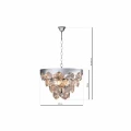 Lampa wisząca GRACE 6xE14 chrom