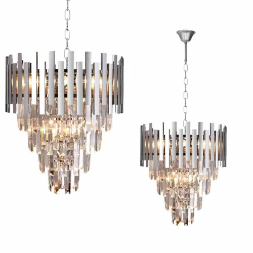 Lampa wisząca ASPEN II 9xE14 chrom