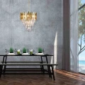 Lampa wisząca ASPEN II 9xE14 złoty