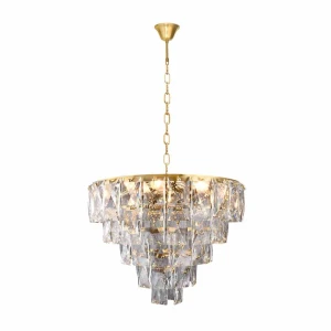 Lampa wisząca CHELSEA 6xE14 złoty