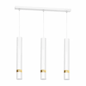Lampa wisząca JOKER 3xGU10 biało/złoty