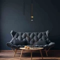 Lampa wisząca JOKER 1xGU10 czarno/złoty