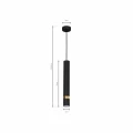 Lampa wisząca JOKER 1xGU10 czarno/złoty