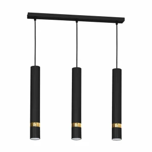Lampa wisząca JOKER 3xGU10 czarno/złoty