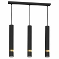 Lampa wisząca JOKER 3xGU10 czarno/złoty