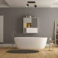 Plafon JOKER czarno/złoty 2xGU10 szer.36cm