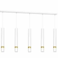 Lampa wisząca JOKER 5xGU10 biało/złoty