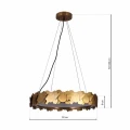 Lampa wisząca SOHO 24W LED złoty