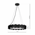 Lampa wisząca SOHO 24W LED czarny