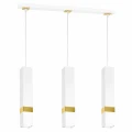 Lampa wisząca VIDAR 3xGU10 biało/złoty