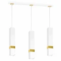 Lampa wisząca VIDAR 3xGU10 biało/złoty
