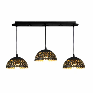 Lampa wisząca LISA 3xE27 czarny