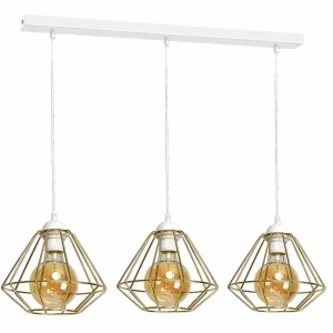 Lampa wisząca LUPO 3xE27 biało/złoty