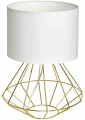 Lampa podłogowa LUPO WITE 1xE27 biało/złoty