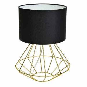 Lampa podłogowa LUPO 1xE27 czarno/złoty