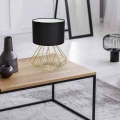 Lampa podłogowa LUPO 1xE27 czarno/złoty