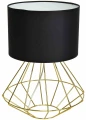 Lampa podłogowa LUPO 1xE27 czarno/złoty