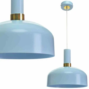Lampa wisząca MALMO 1xE27 Niebieski