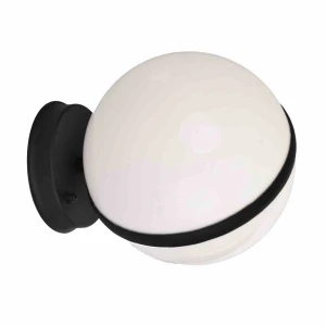 Kinkiet ogrodowy CIRCULO 1xE27 czarny