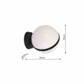Kinkiet ogrodowy CIRCULO 1xE27 czarny