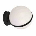 Kinkiet ogrodowy CIRCULO 1xE27 czarny