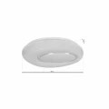 Plafon BONO biały 52W LED szer.48cm