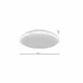Plafon TERMA IP44 biały 18W LED szer.28cm