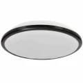 Plafon TERMA IP44 czarny 18W LED szer.28cm