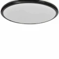 Plafon TERMA IP44 czarny 18W LED szer.28cm