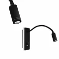 Lampa stołowa BASE 8W+2W czarny