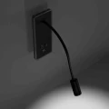 Lampa stołowa BASE 8W+2W czarny
