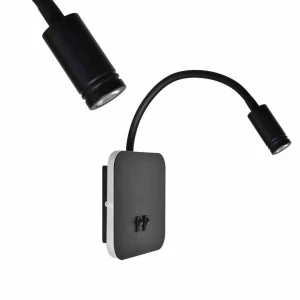 Lampa stołowa BASE 8W+2W czarny