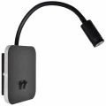 Lampa stołowa BASE 8W+2W czarny