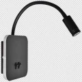 Lampa stołowa BASE 8W+2W czarny